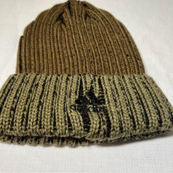 Adidas OILERS one size Brown and Black Knit hat toque Never worn - Picture 2 of 4